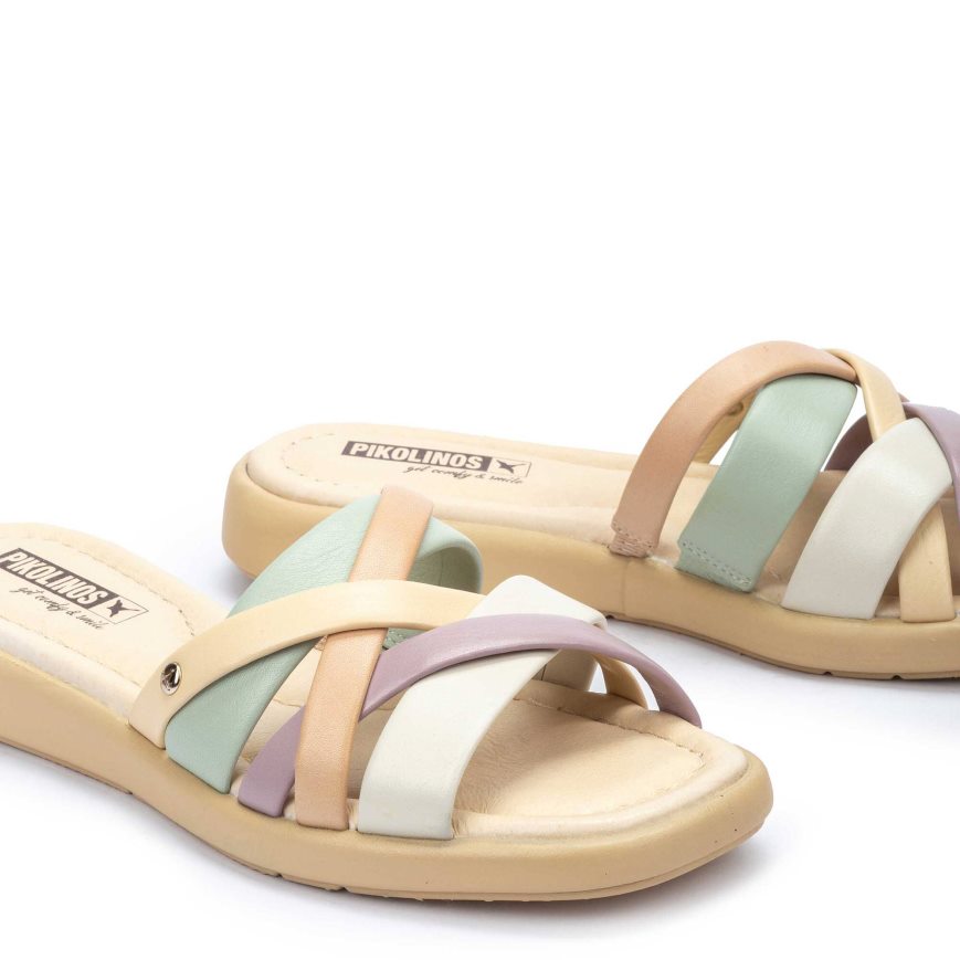 Women's Pikolinos CALELLA Sandals Multicolor | NZ H0Q1879